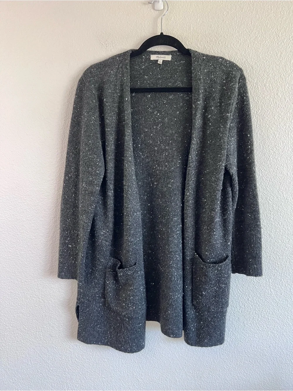 Madewell Women's Donegal Kent Cardigan in Coziest Yarn‎ Sweater Open Front